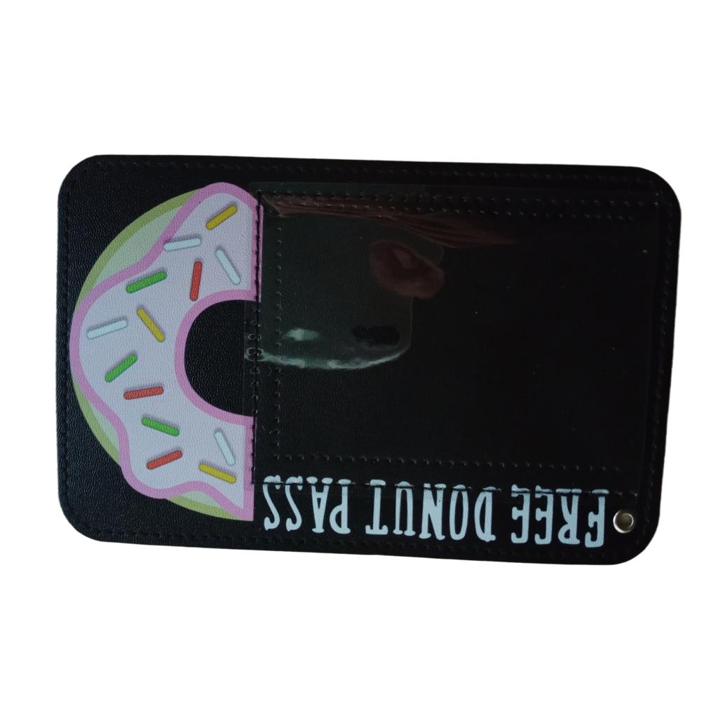 Waterproof Vaccination Card Protector Name Cards Holder Black