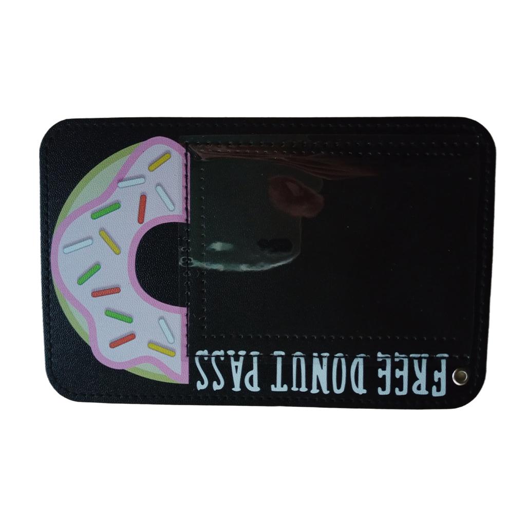 Waterproof Vaccination Card Protector Name Cards Holder Black