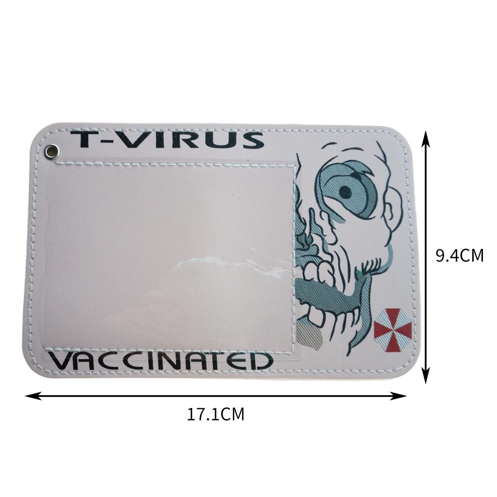 Waterproof Vaccination Card Protector Name Cards Holder Light Pink