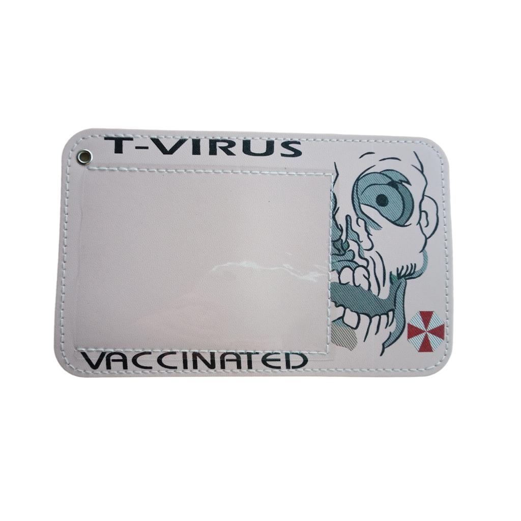 Waterproof Vaccination Card Protector Name Cards Holder Light Pink