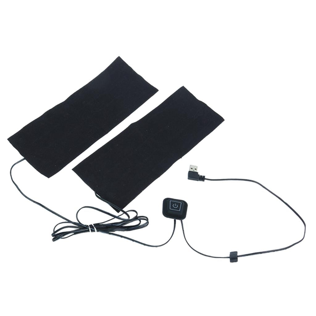 DC 5V USB Heating Pad Element 45 Degree Washable 26x10cm for Pants Vest