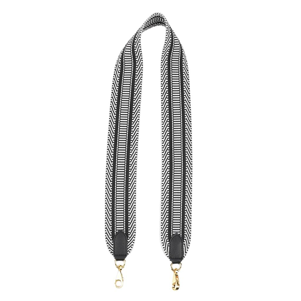 Replacement Purse Strap Shoulder Crossbody Handbag Bag Detachable DIY Straps Black White