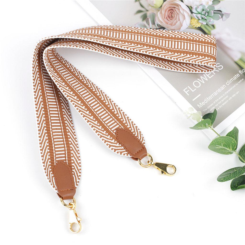 Replacement Purse Strap Shoulder Crossbody Handbag Bag Detachable DIY Straps Brown