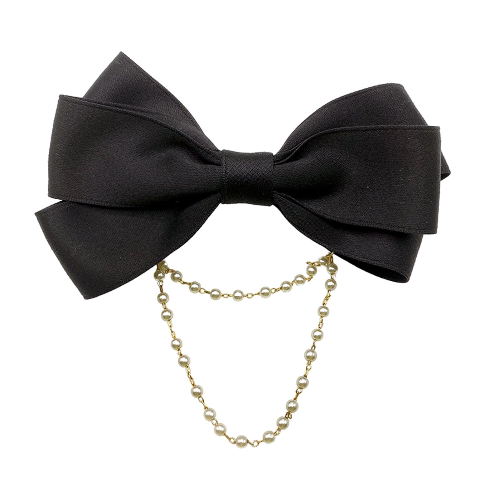 Women Spring Hair Clip Hairpins Barrette Rhinestone Bowknot for Party Girls