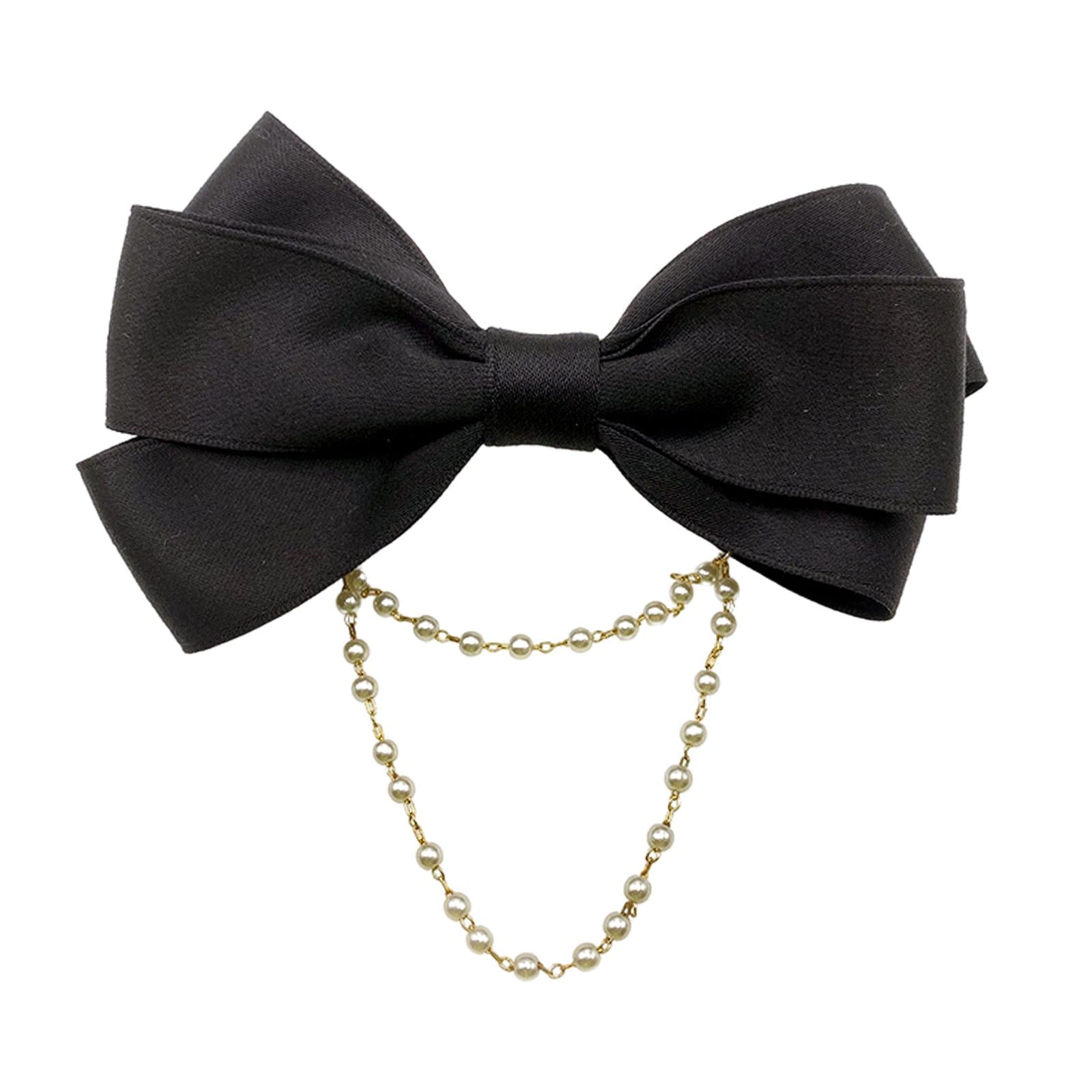 Women Spring Hair Clip Hairpins Barrette Rhinestone Bowknot for Party Girls