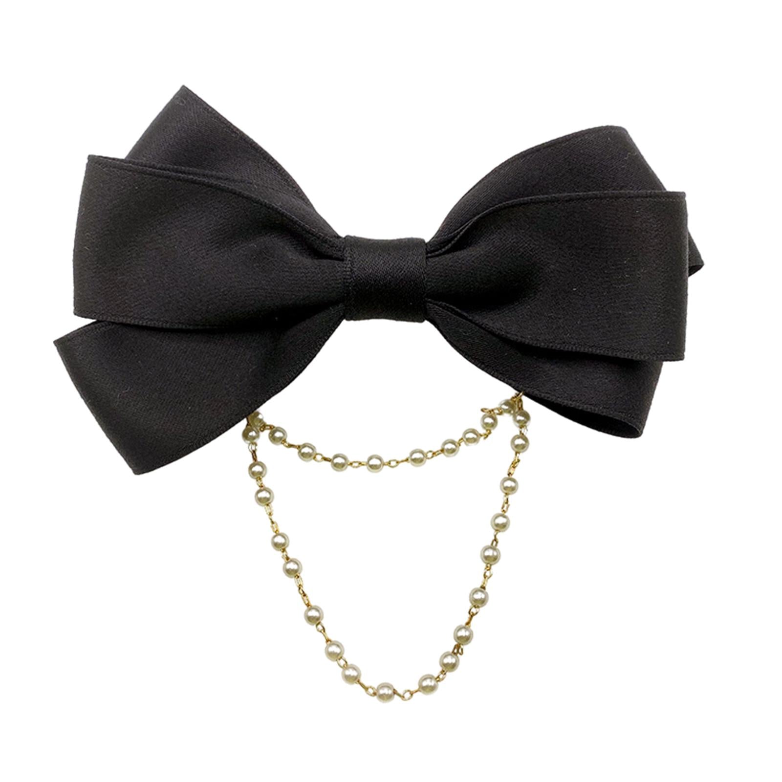 Women Spring Hair Clip Hairpins Barrette Rhinestone Bowknot for Party Girls