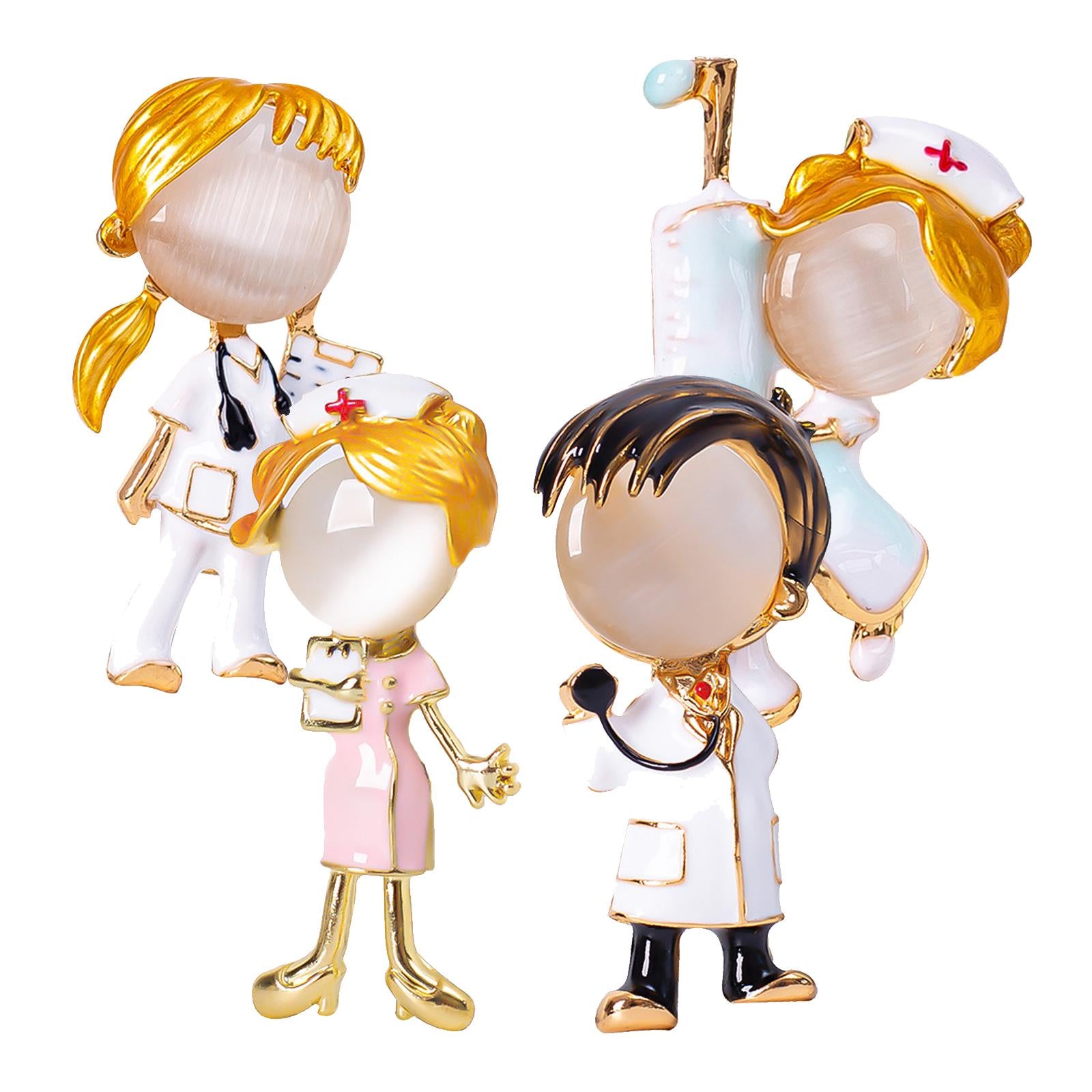 Brooch Pin Brooches Badge Alloy Corsage New Year Hat Bag Doctor