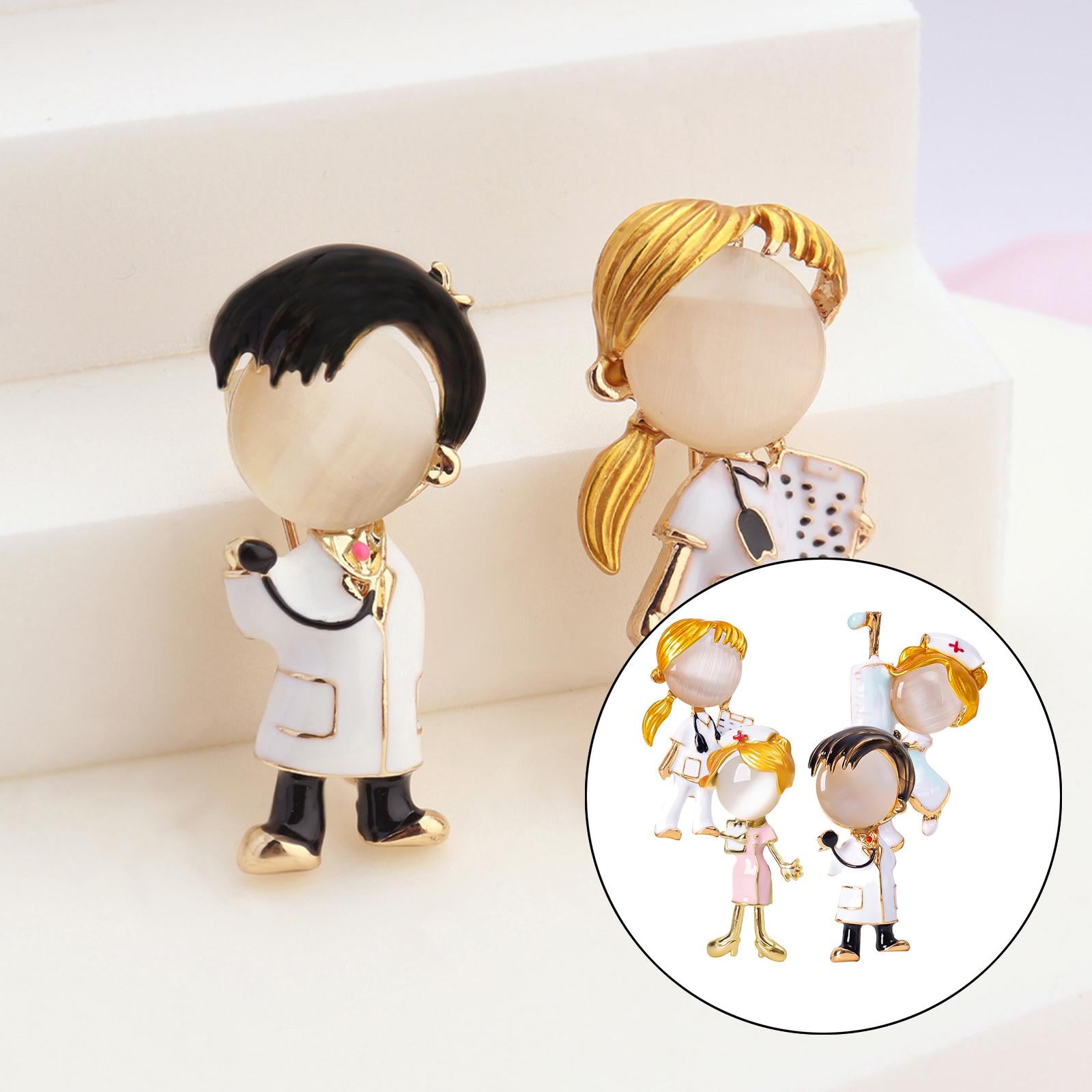 Brooch Pin Brooches Badge Alloy Corsage New Year Hat Bag Doctor