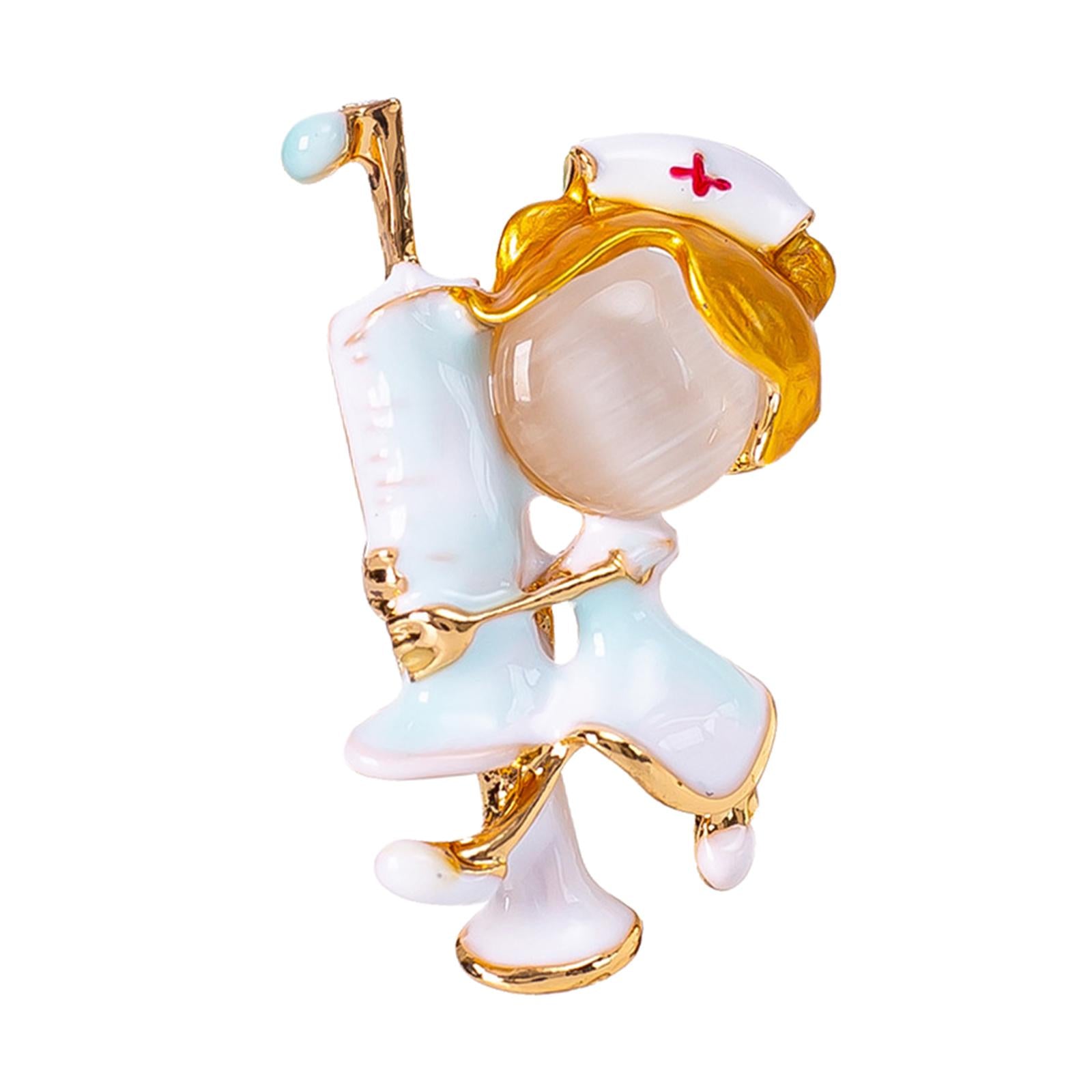 Brooch Pin Brooches Badge Alloy Corsage New Year Hat Bag Needle Tubing Nurse