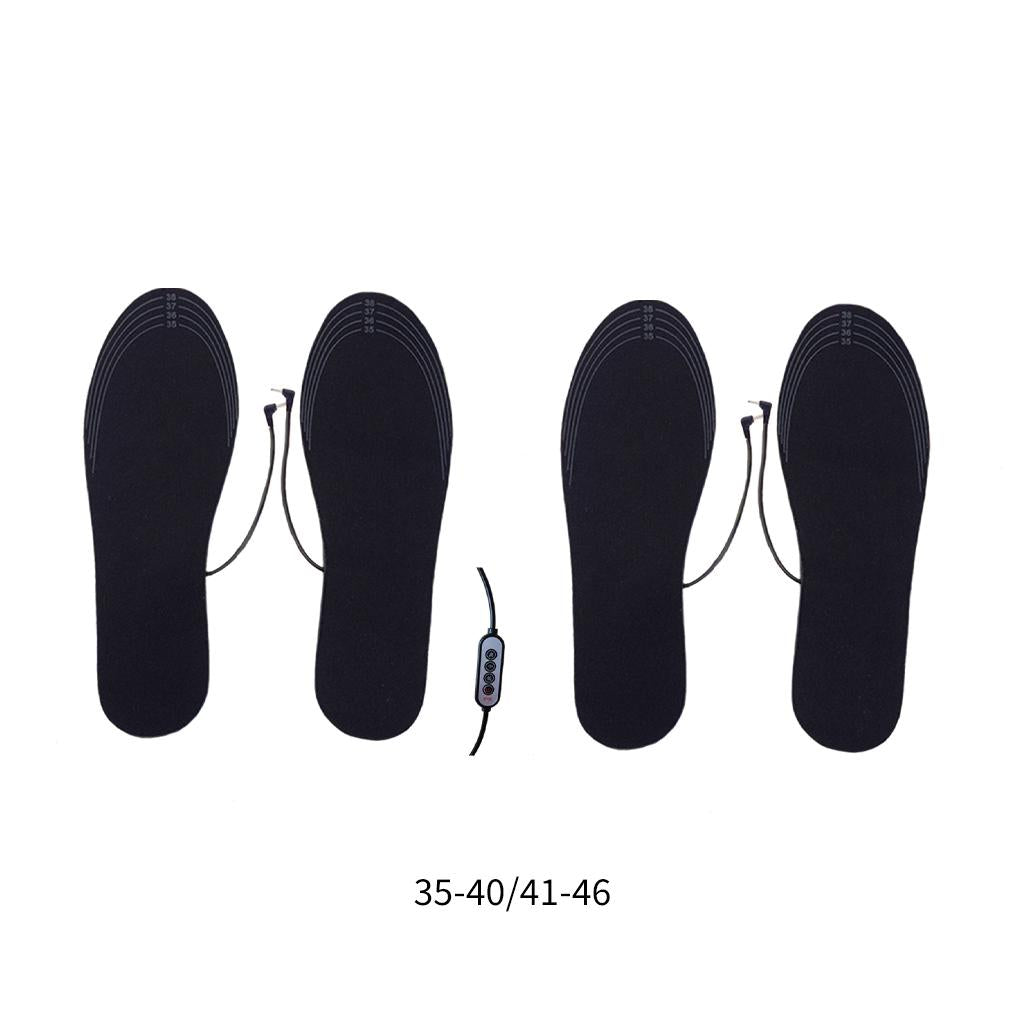 Heated Shoe Insoles Warm Socks Feet Heater USB Foot Winter Warm Outdoor Pads 255mm USB