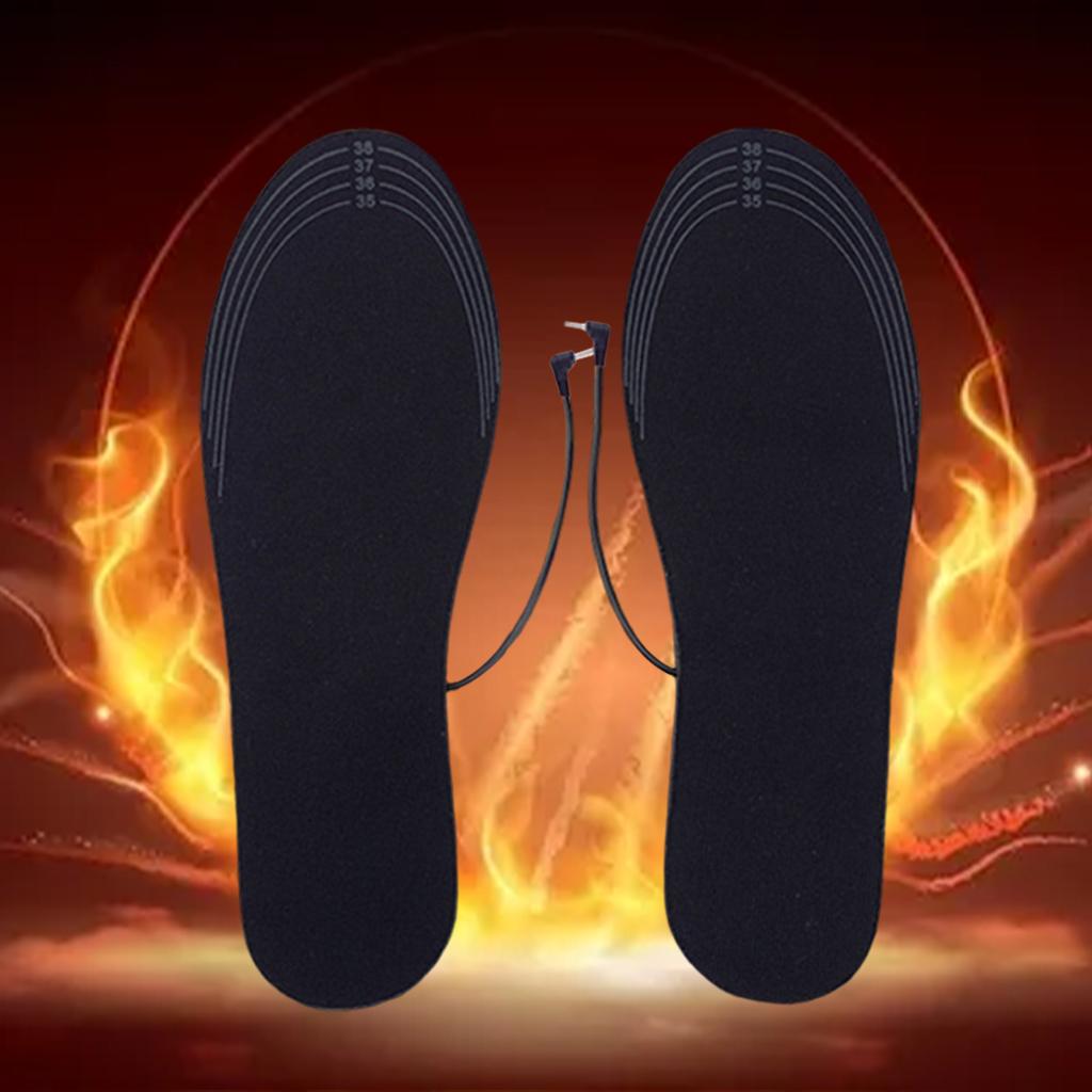Heated Shoe Insoles Warm Socks Feet Heater USB Foot Winter Warm Outdoor Pads 285mm USB