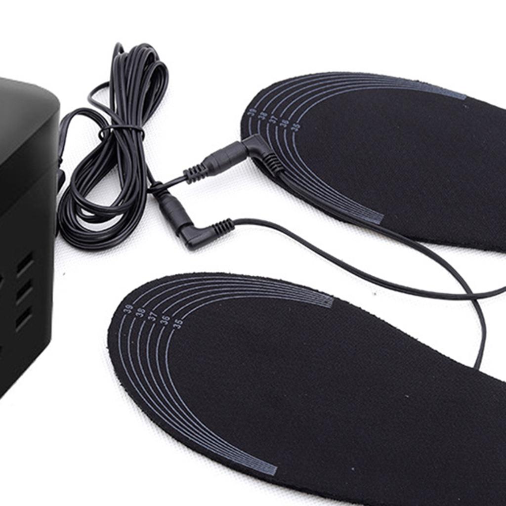 Heated Shoe Insoles Warm Socks Feet Heater USB Foot Winter Warm Outdoor Pads 285mm USB