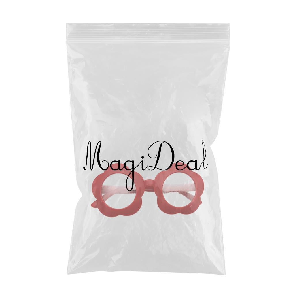 Flower Shape Special Effect Sunglasses Light Diffraction Glasses red