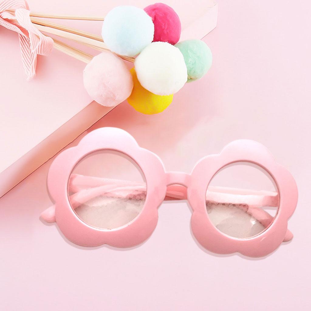 Flower Shape Special Effect Sunglasses Light Diffraction Glasses pink