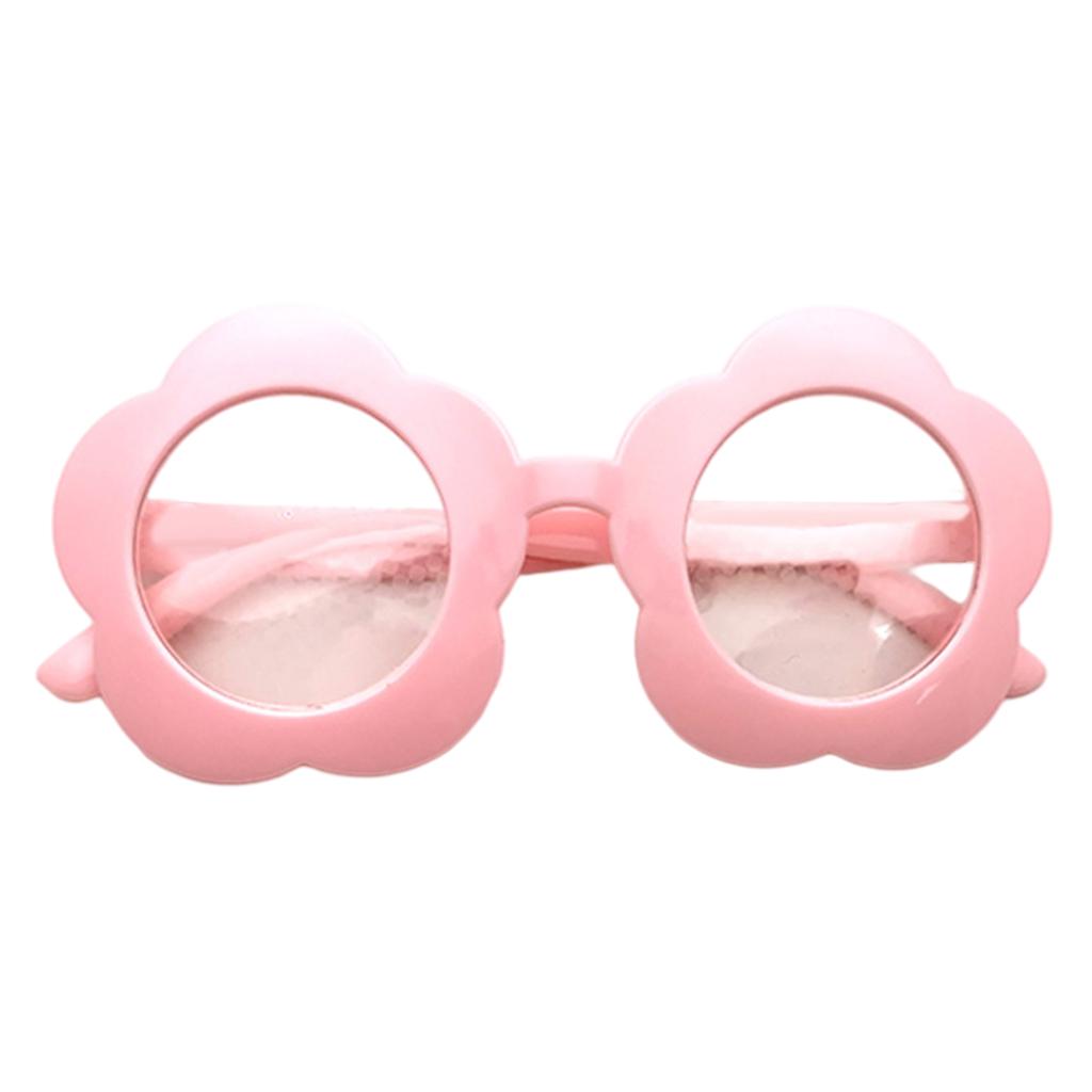 Flower Shape Special Effect Sunglasses Light Diffraction Glasses pink