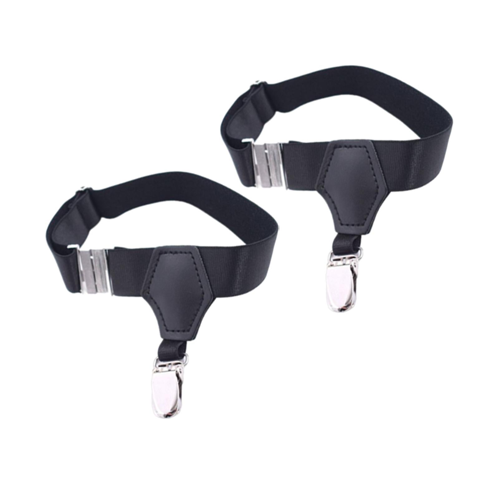 1 Pair Mens Sock Garters Belt Adjustable Elastic Sturdy Mens Unisex Men
