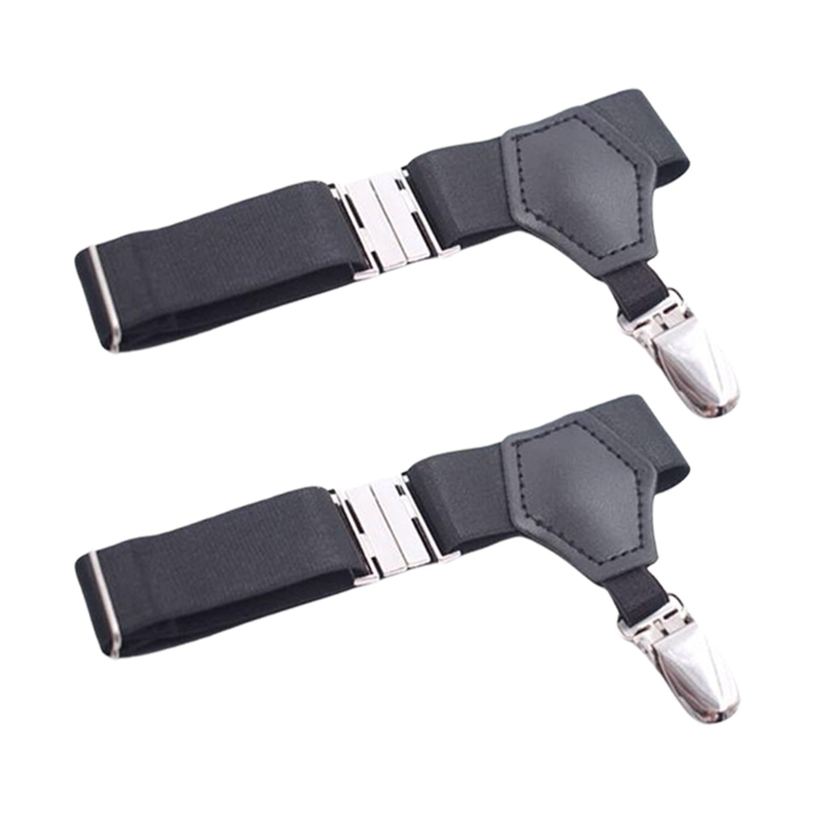 1 Pair Mens Sock Garters Belt Adjustable Elastic Sturdy Mens Unisex Men