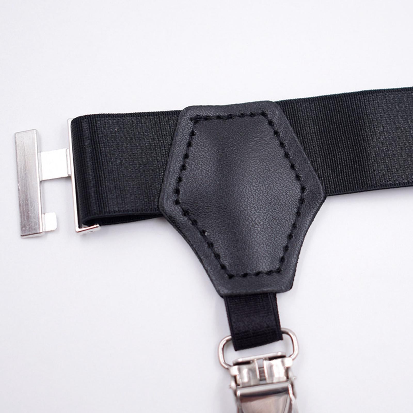 1 Pair Mens Sock Garters Belt Adjustable Elastic Sturdy Mens Unisex Men