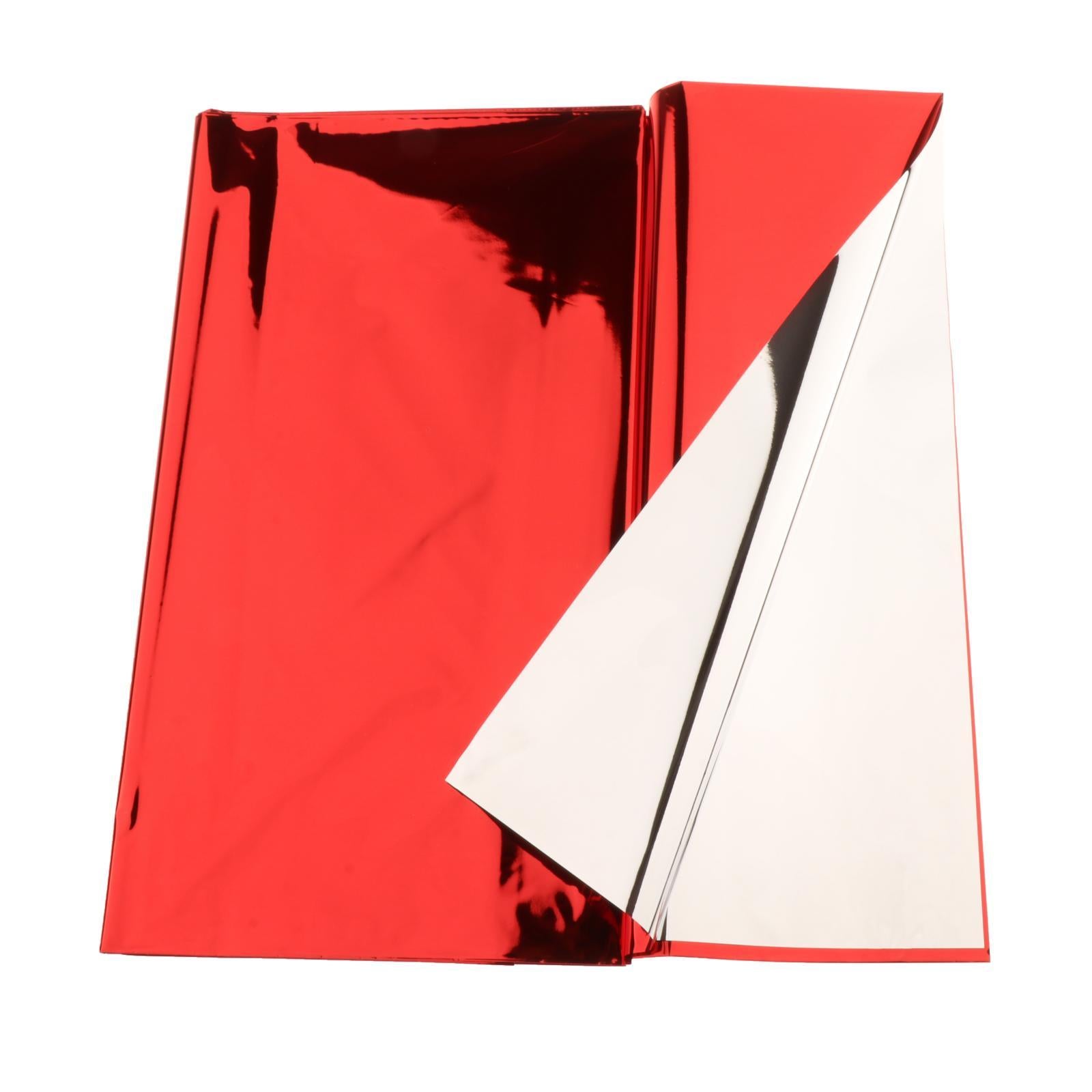 Foil Plastic Tablecover Party Tablecloth Rectangle 7 Colours Red