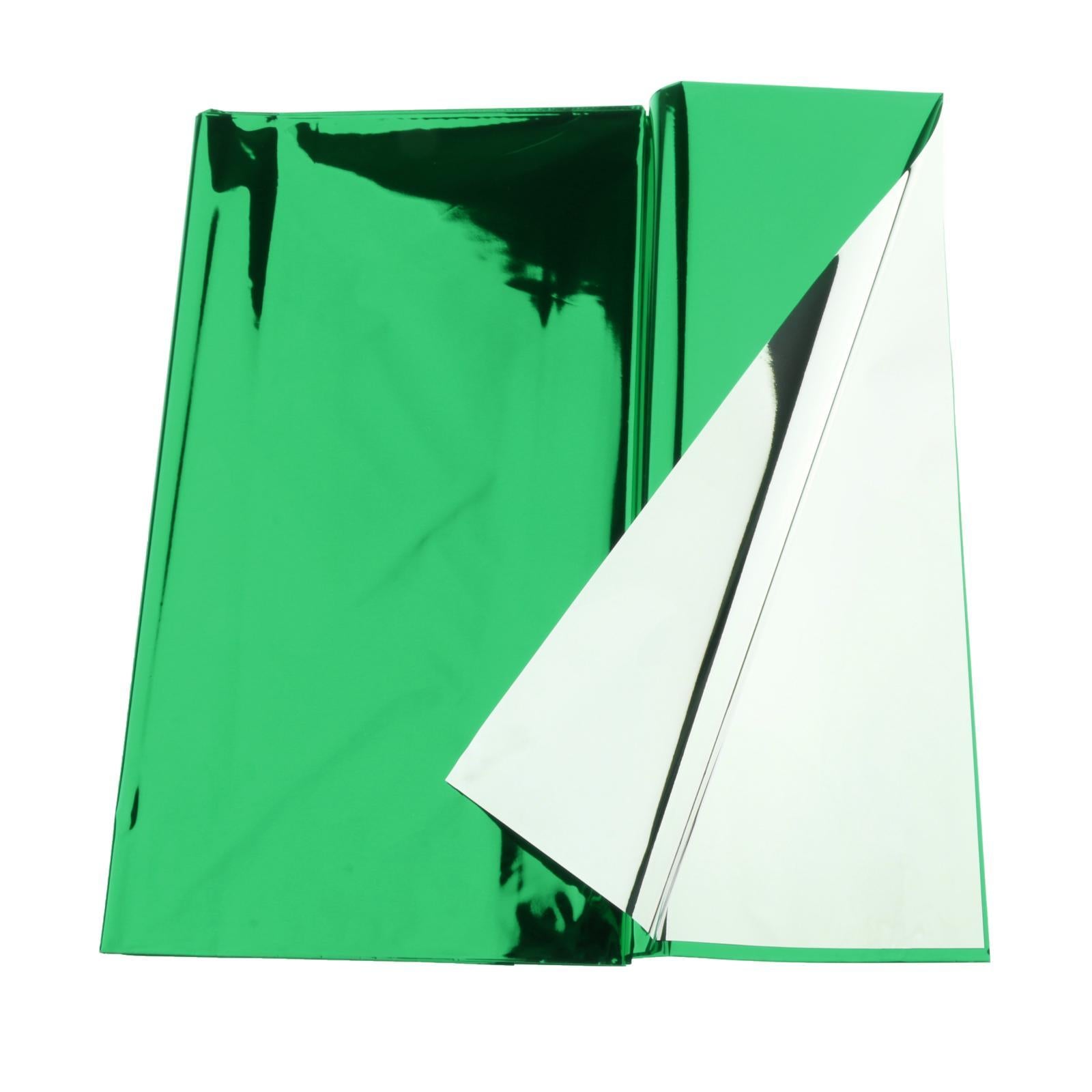 Foil Plastic Tablecover Party Tablecloth Rectangle 7 Colours Green