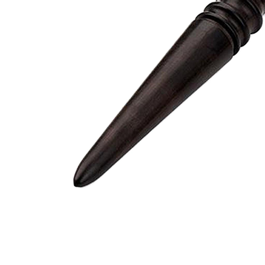 Ebony Wood Leather Slicker Burnisher Leather Craft Working Chamfering Device polishing stick