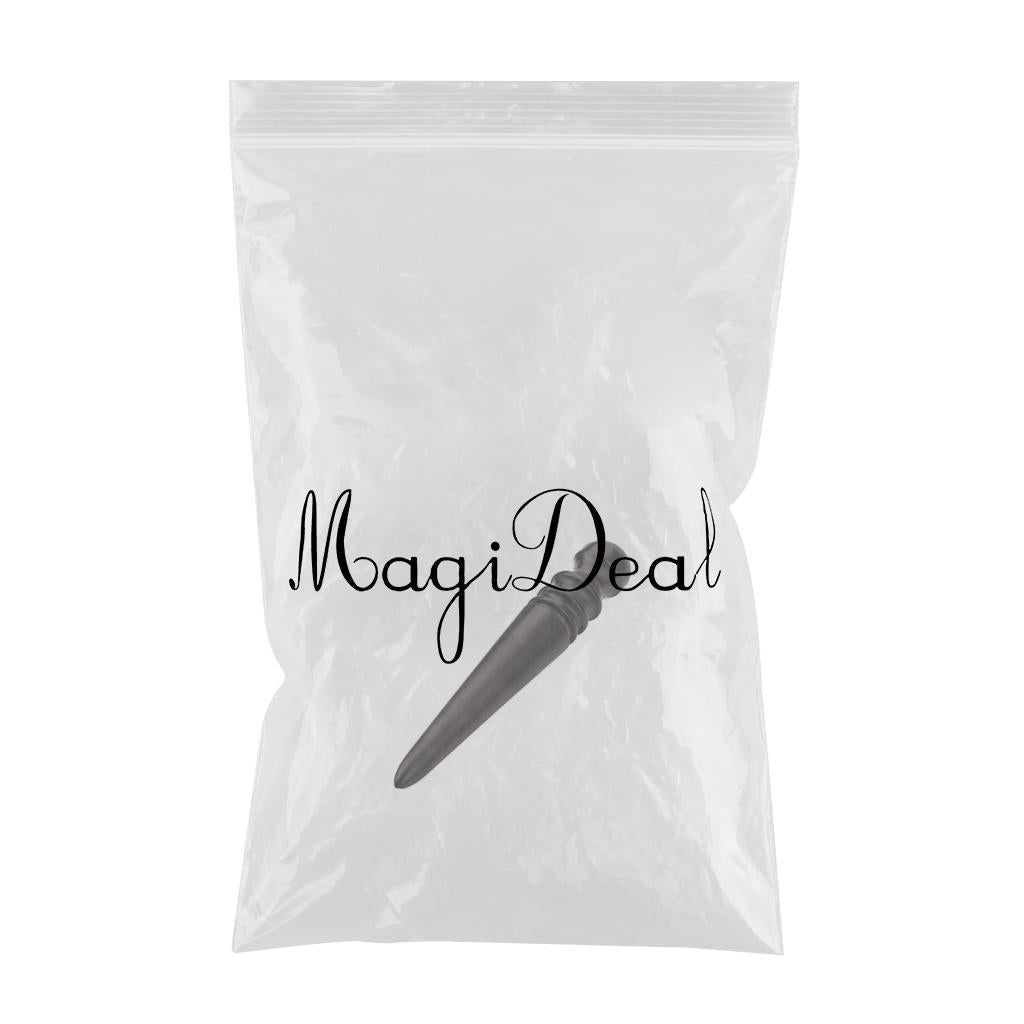 Ebony Wood Leather Slicker Burnisher Leather Craft Working Chamfering Device polishing stick