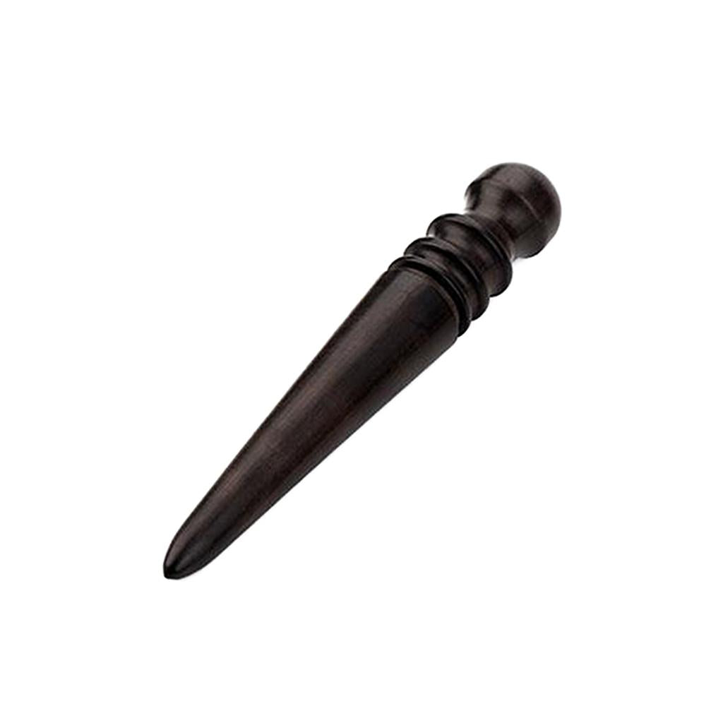 Ebony Wood Leather Slicker Burnisher Leather Craft Working Chamfering Device polishing stick