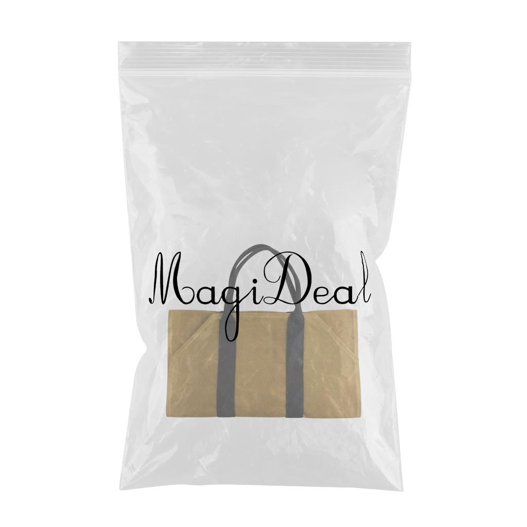 1pc Extra Large Log Carrier Bag Outdoor Firewood Holder Rack Heavy Duty