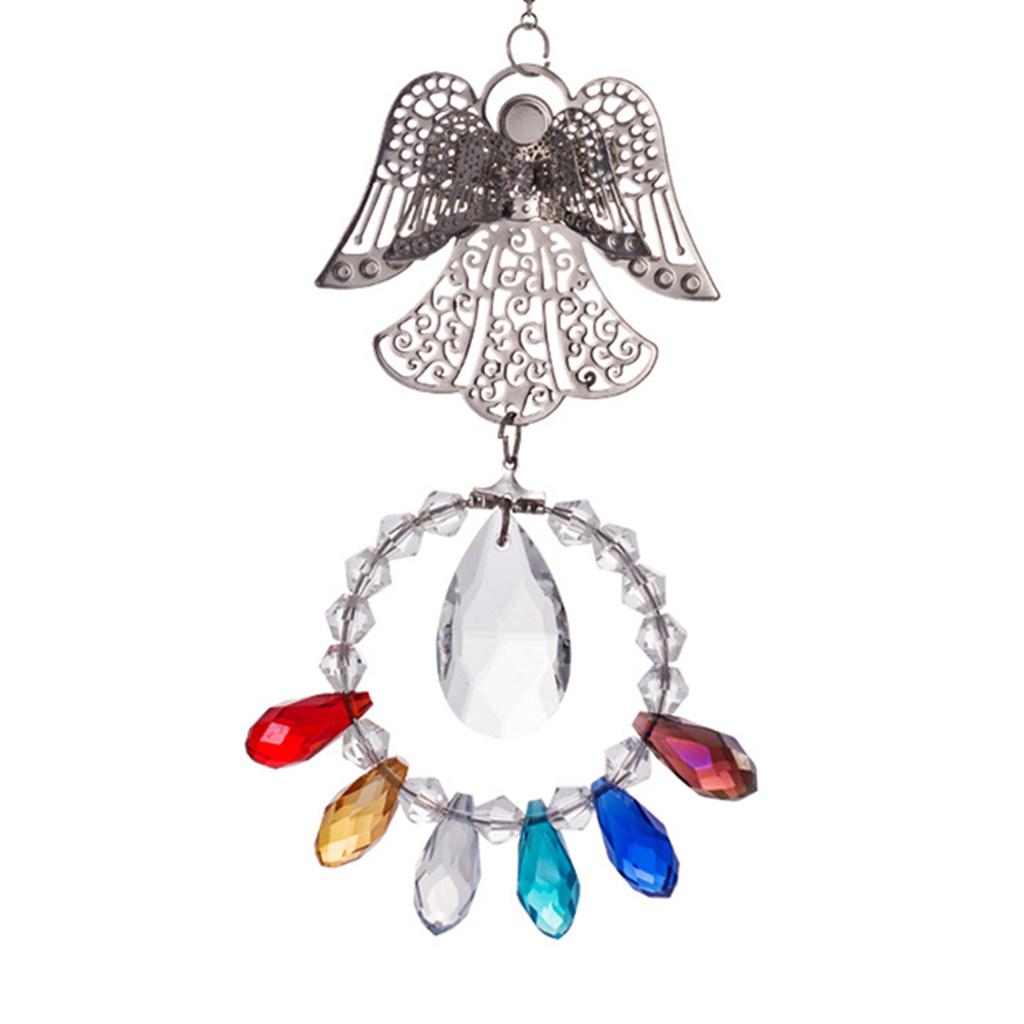 Crystals Rainbow Suncatcher Outdoor Indoor Hanging Ornament Prism Style A