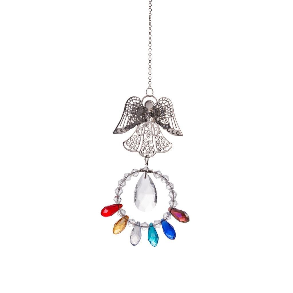 Crystals Rainbow Suncatcher Outdoor Indoor Hanging Ornament Prism Style A