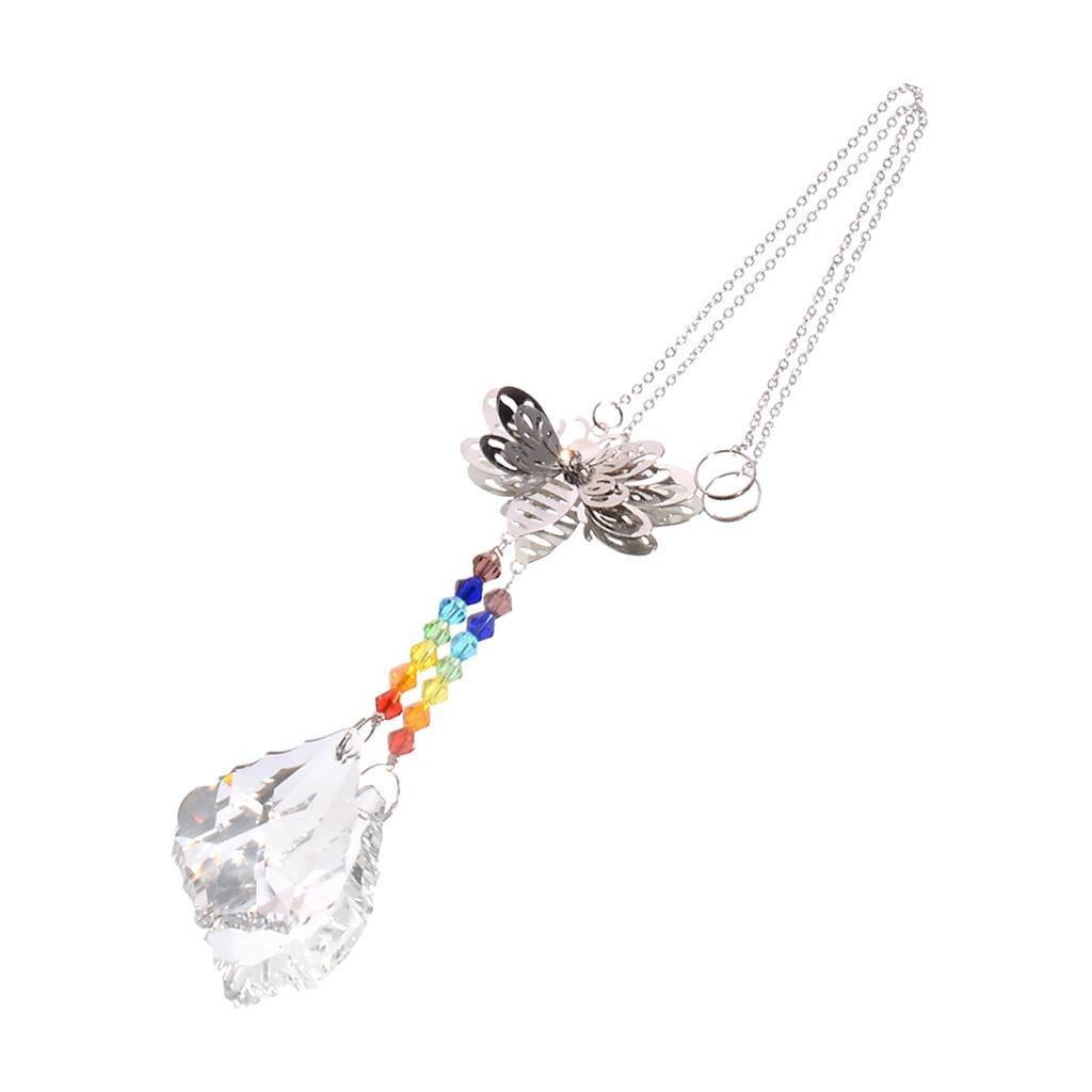 Crystals Rainbow Suncatcher Outdoor Indoor Hanging Ornament Prism Style D