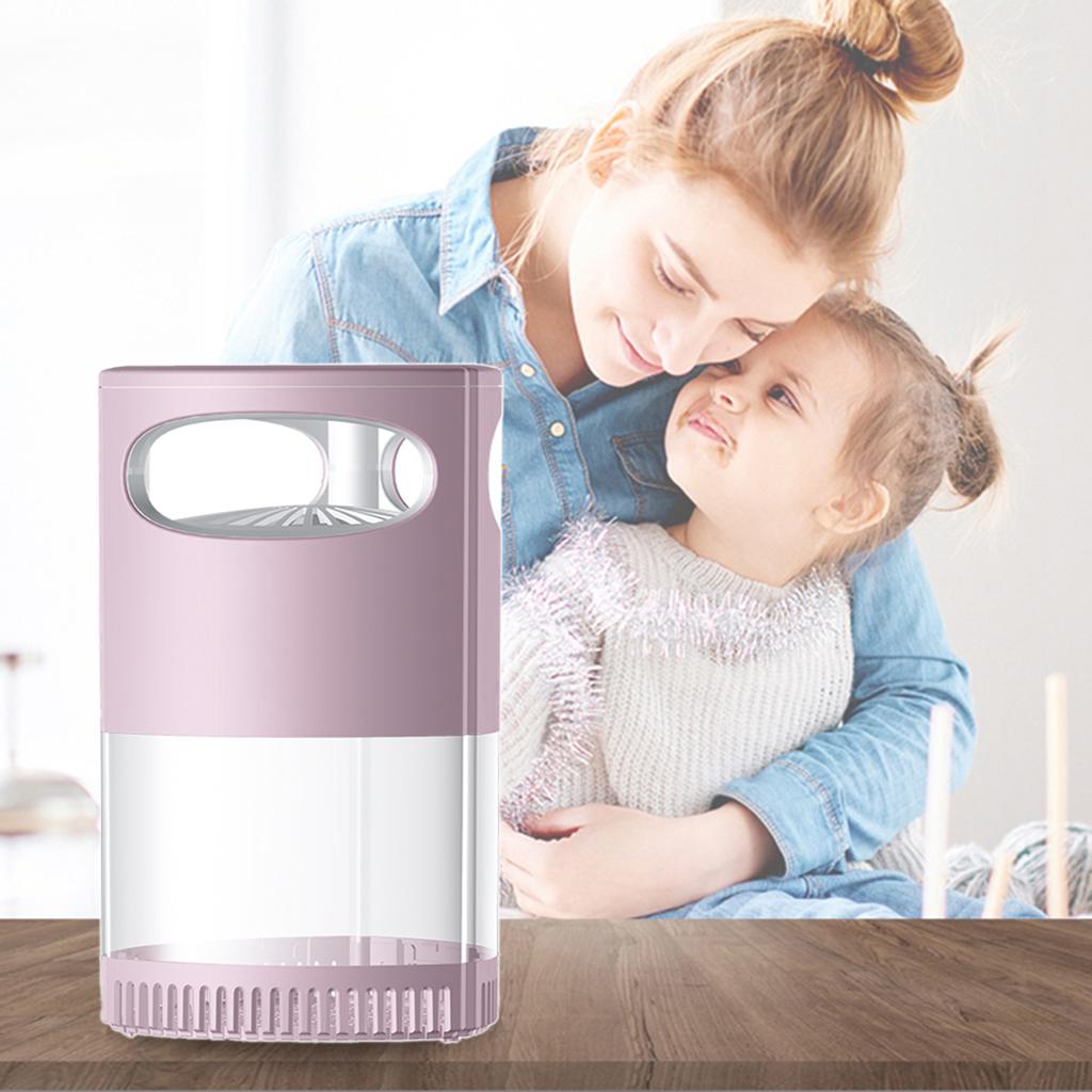 Indoor Insect Flying Bugs Trap Fruit Fly Gnat Mosquito Killer with UV Light Pink