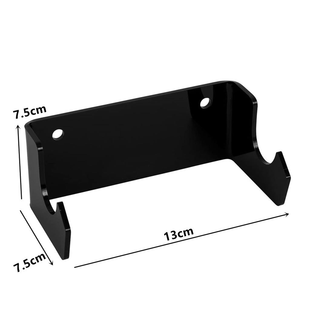 2x Skateboard Display Rack Longboard Hanger with Mounting Screws Black