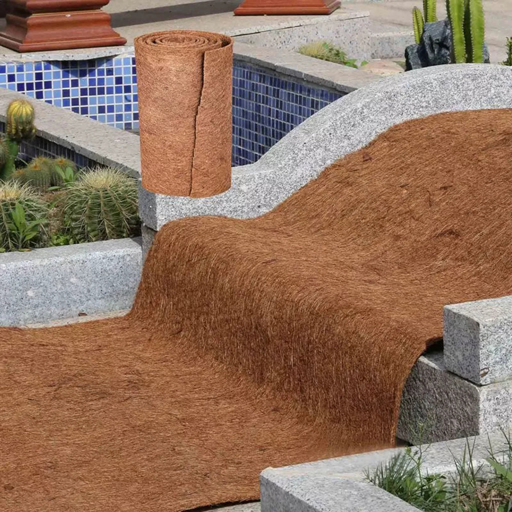 Coco Fiber Bulk Roll Liners for Hanging Planter Basket Reptile Climbing