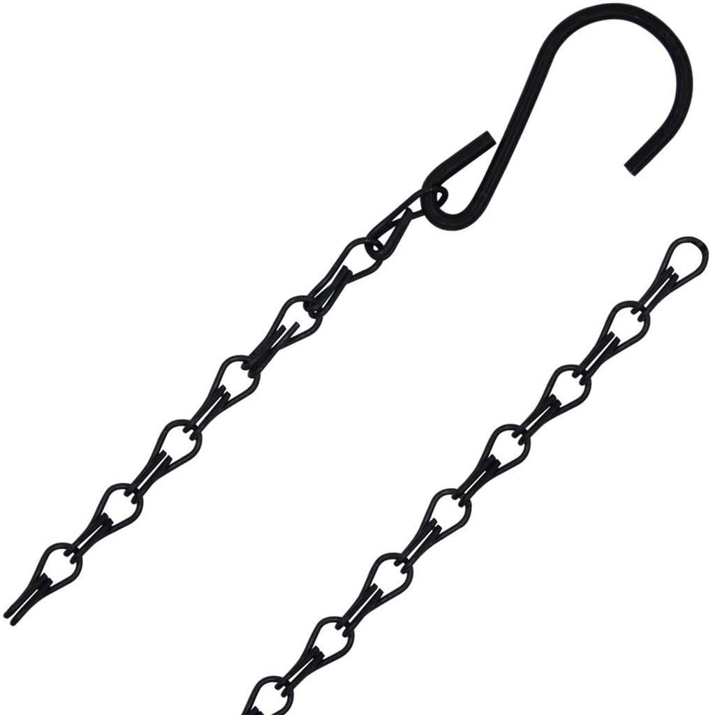 Garden Basket Iron Hanging Chain Flower Pot Basket Chain Hanger 40cm Style 2