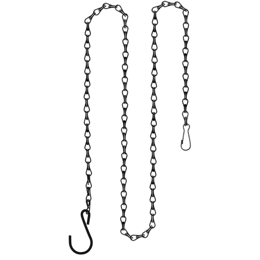 Garden Basket Iron Hanging Chain Flower Pot Basket Chain Hanger 40cm Style 2