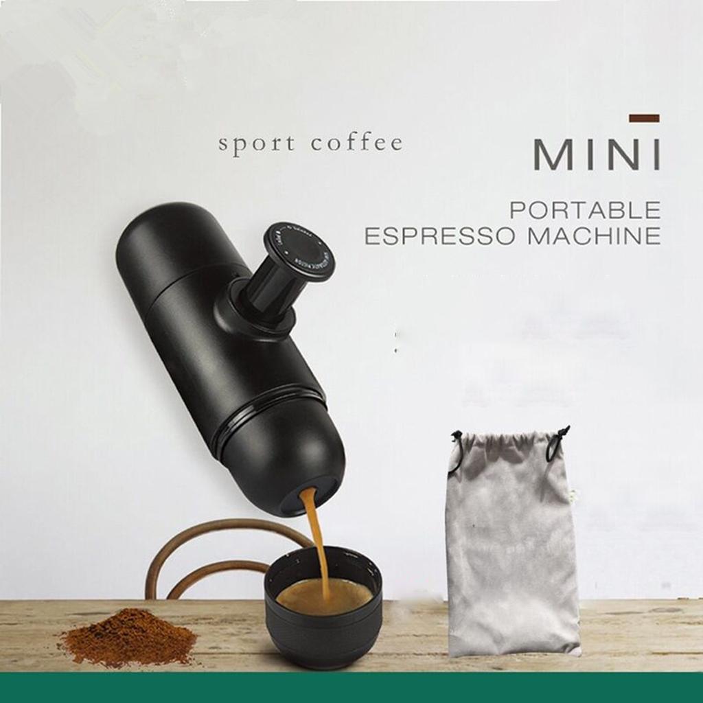 Portable Espresso Maker Mini Travel Coffee Machine, Perfect for Camping