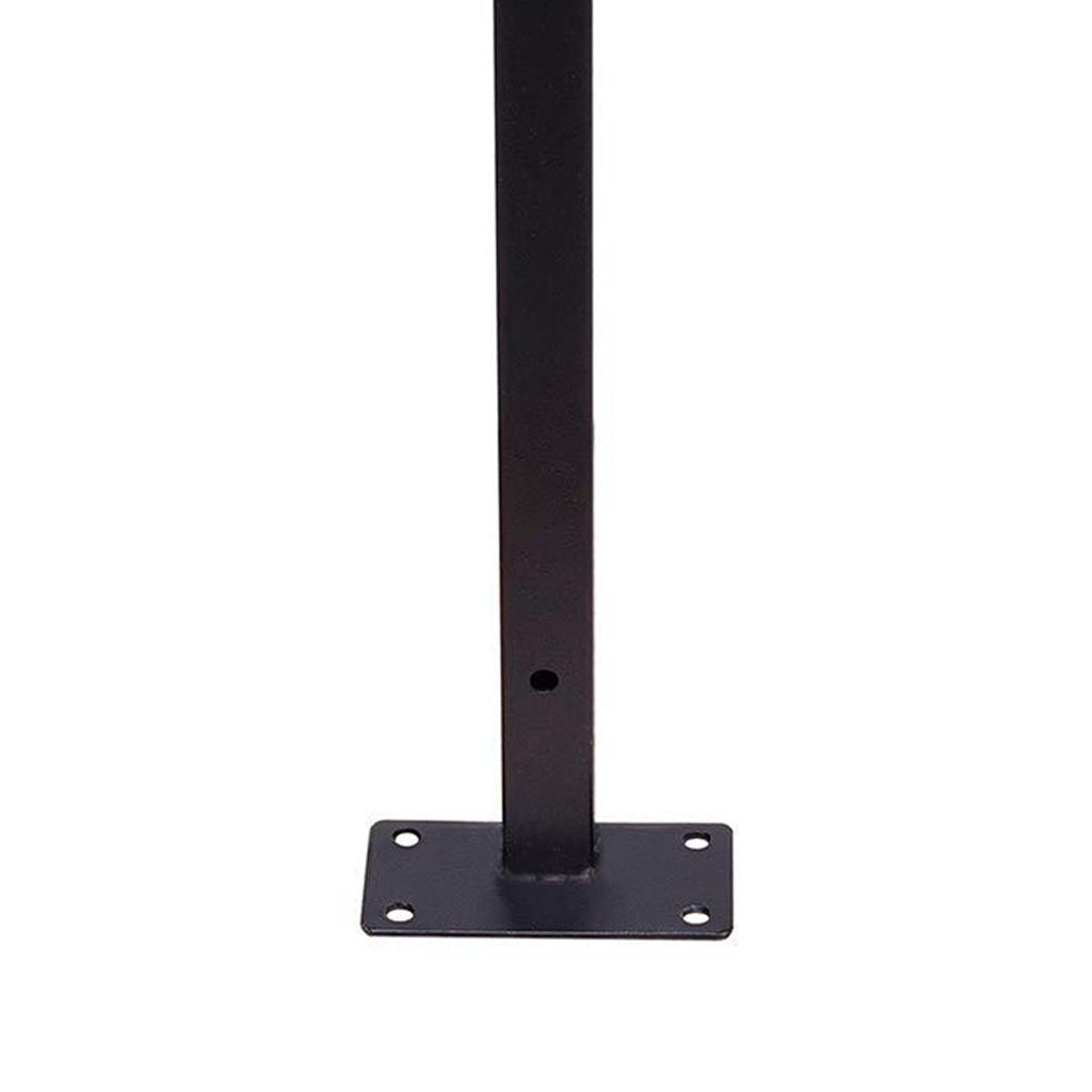 2pcs Wall Mounted Floating Shelf Brackets Home Bar Decor Square 25cm