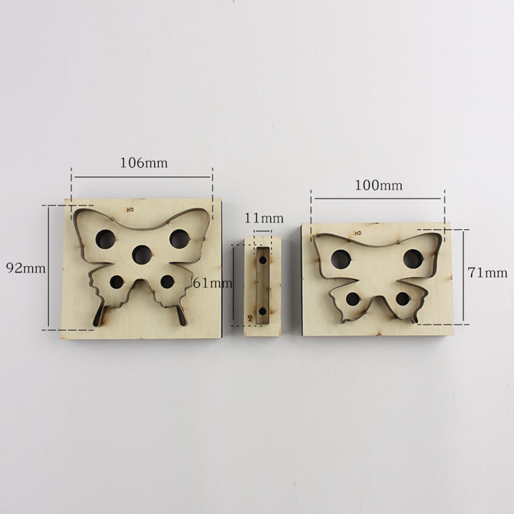 Leather Craft Butterfly Cutter Die Knife Art Template Reusable Cutting Mould