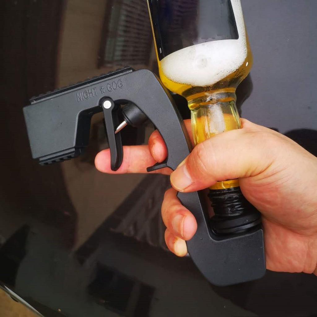 Champagne Sprayer Gun Dispenser Bottle Beer Spray Ejector Party Black