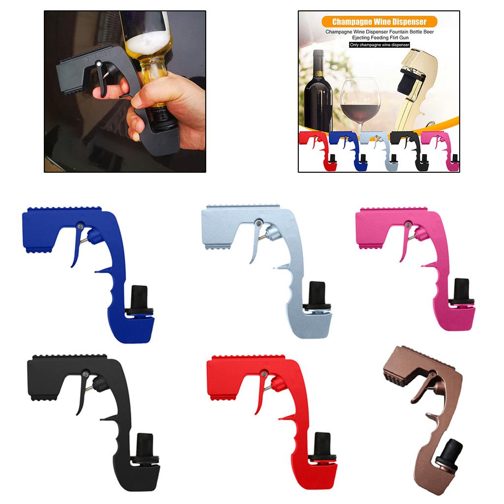 Champagne Sprayer Gun Dispenser Bottle Beer Spray Ejector Party Black