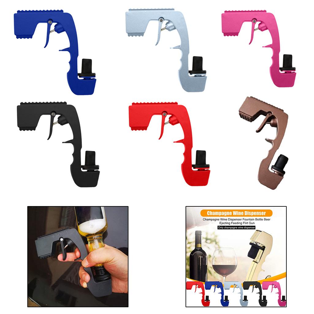Champagne Sprayer Gun Dispenser Bottle Beer Spray Ejector Party Black