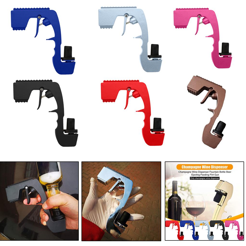 Champagne Sprayer Gun Dispenser Bottle Beer Spray Ejector Party Black