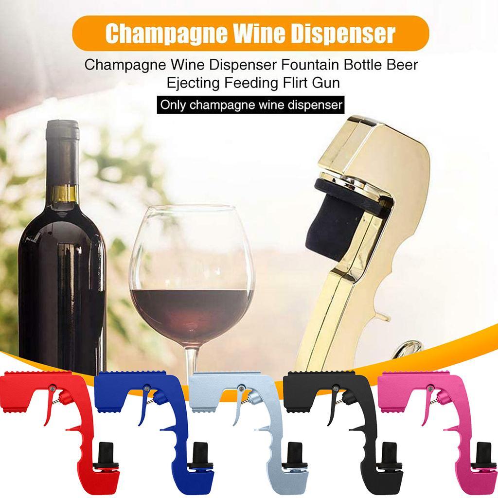 Champagne Sprayer Gun Dispenser Bottle Beer Spray Ejector Party Pink