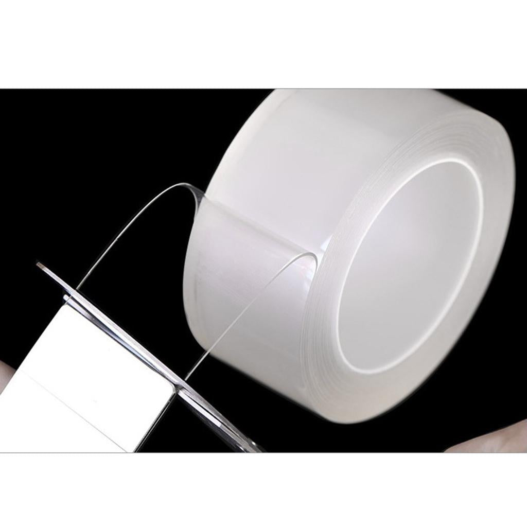 Traceless Adhesive Tape Invisible Gel Dual-sided for Smooth Surface 3 meters