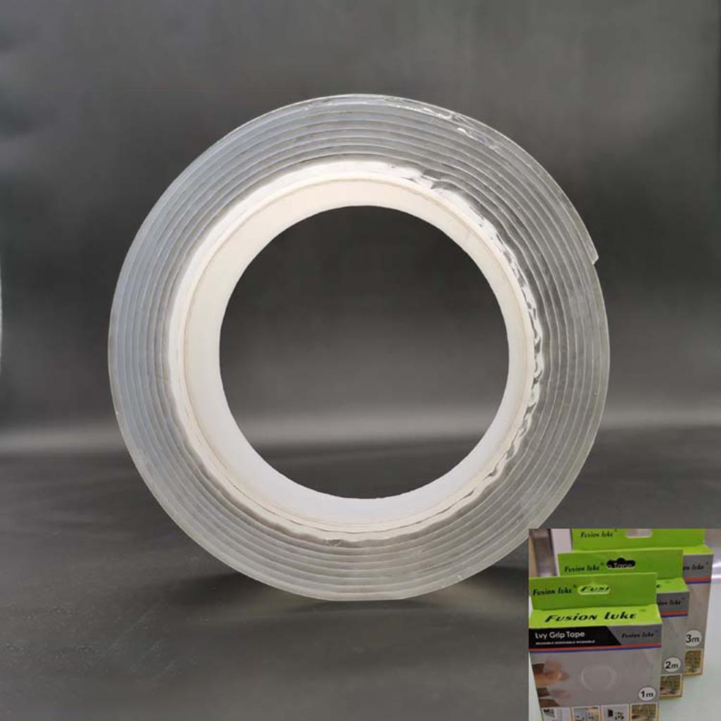 Traceless Adhesive Tape Invisible Gel Dual-sided for Smooth Surface 5 meters