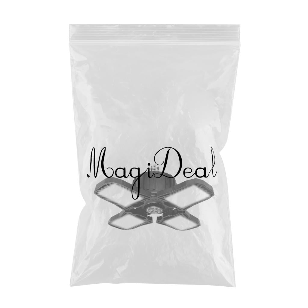 120W LED Garage Lights Bulb Deformable Ceiling Fixture Workshop Lamp 4 Leaf