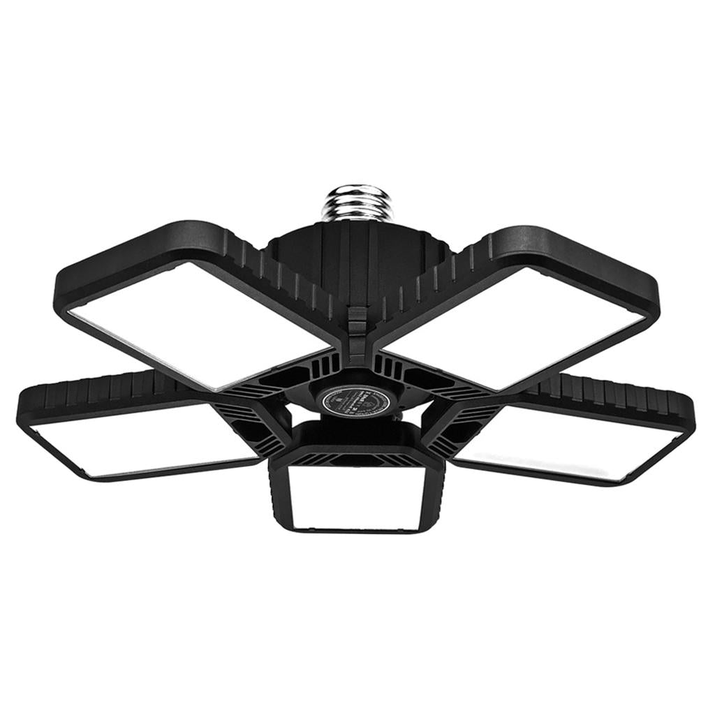 120W LED Garage Lights Bulb Deformable Ceiling Fixture Workshop Lamp 5 Leaf