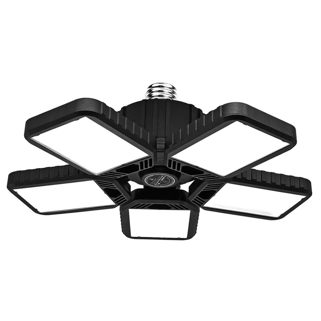 120W LED Garage Lights Bulb Deformable Ceiling Fixture Workshop Lamp 5 Leaf