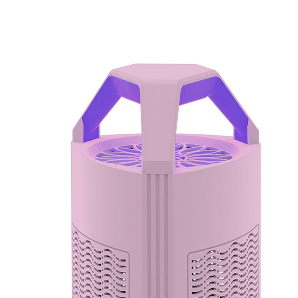 1pc USB Electric Insect Trap Fruit Fly Mosquito Killer with UV Light Bedroom pink